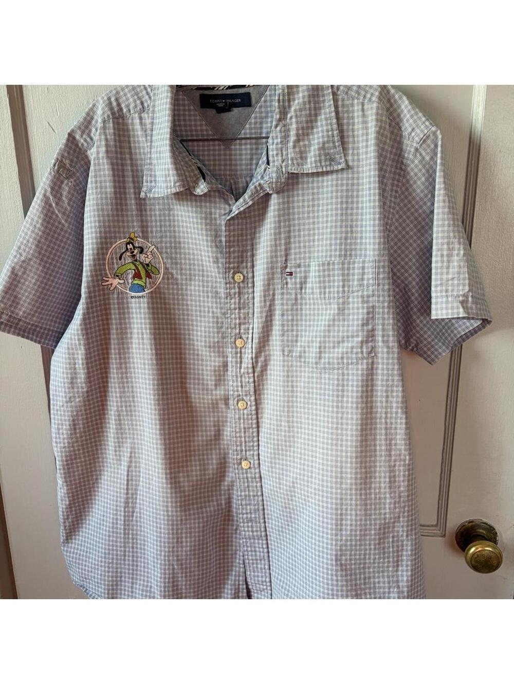 Tommy Hilfiger Men's Blue and Multi Shirt